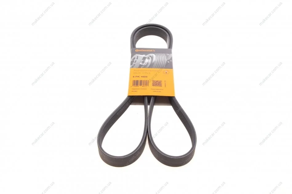 <strong>Пас поліклиновий Opel Astra 1.7CDTi 03-/Renault Me CONTITECH 6PK1605 (фото 1)</strong>