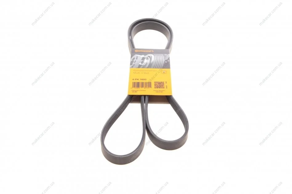 <strong>Пас поліклиновий Skoda Yeti/Seat Toledo/VW Touran/ CONTITECH 6PK1693 (фото 1)</strong>