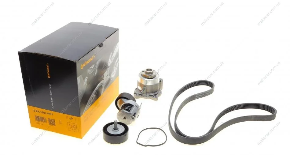 <strong>Комплект пасу поліклинового з насосом VW Caddy III CONTITECH 6PK1693WP1 (фото 1)</strong>