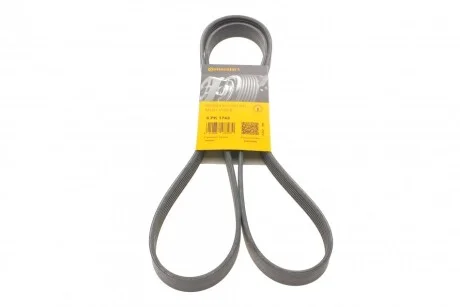 Ремінь поліклиновий Ford Tranzit Connect 1,8d 07>  ContiTech для CONTITECH 6PK1743 фото товару
