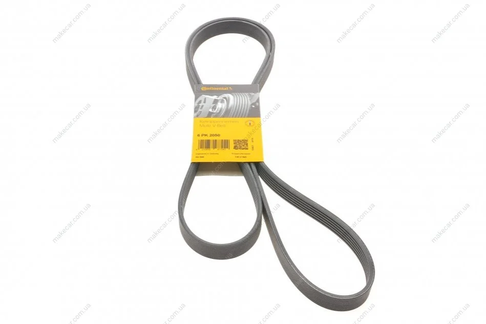 <strong>Пас поліклиновий MB W124/201/202/210 OM601/602/M11 CONTITECH 6PK2050 (фото 1)</strong>