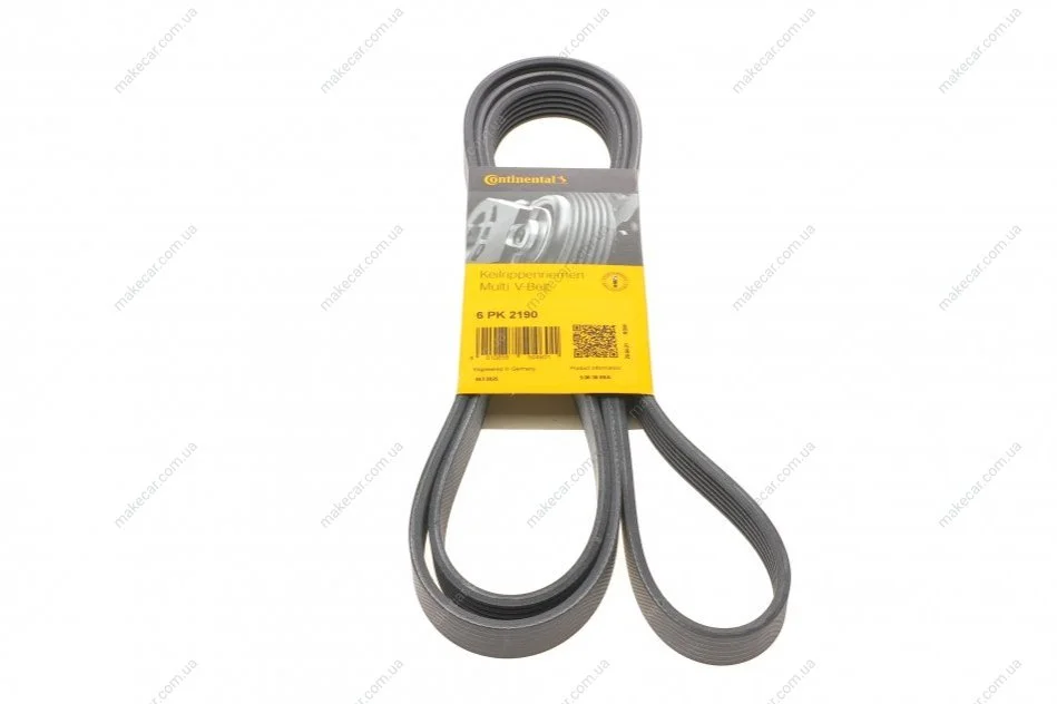 <strong>Пас поліклиновий MB C-class (W203) 00-08 CONTITECH 6PK2190 (фото 1)</strong>