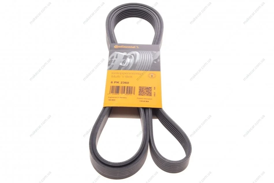 <strong>Пас поліклиновий MB W124/W164 CONTITECH 6PK2360 (фото 1)</strong>