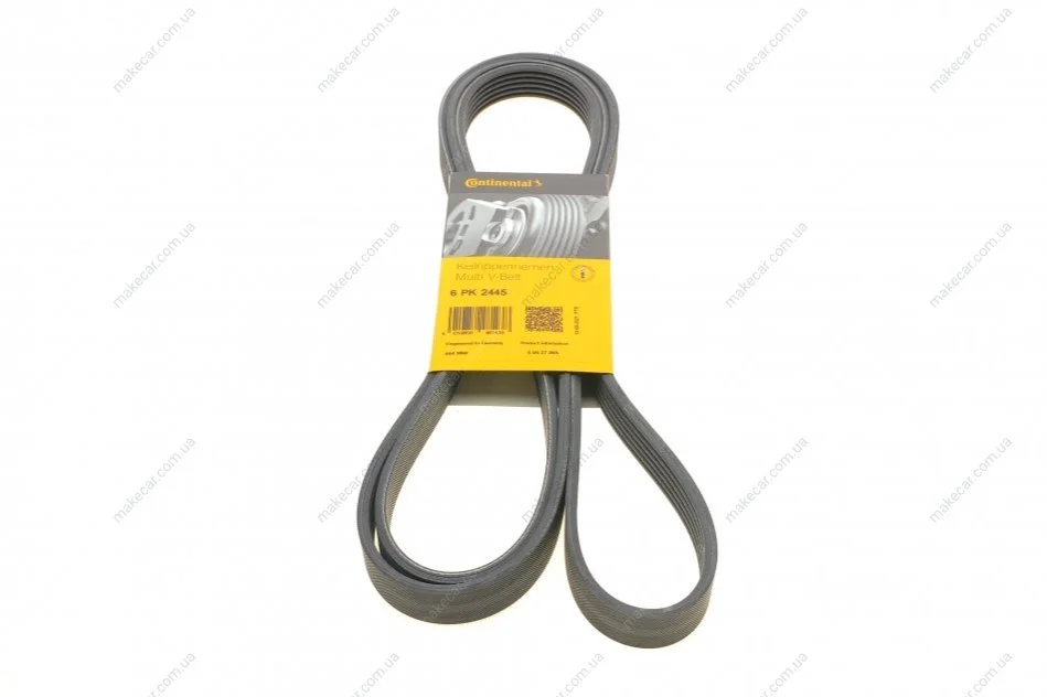 <strong>Пас поліклиновий MB E-class (W211) 5.5 02-08 (M113 CONTITECH 6PK2445 (фото 1)</strong>