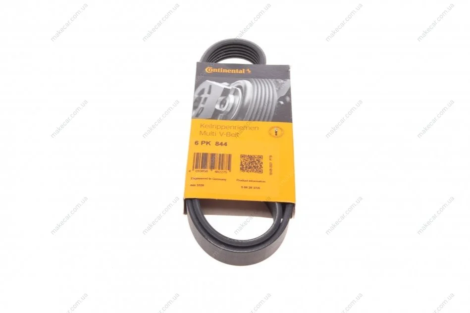 <strong>Пас поліклиновий Opel Movano/Renault Master 2.8 DTI CONTITECH 6PK844 (фото 1)</strong>