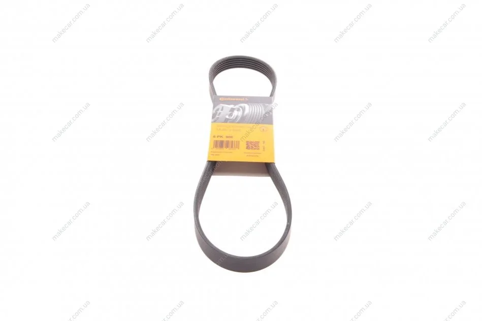 <strong>Пас поліклиновий VW Golf III/IV/Bora/Skoda Octavia CONTITECH 6PK906 (фото 1)</strong>