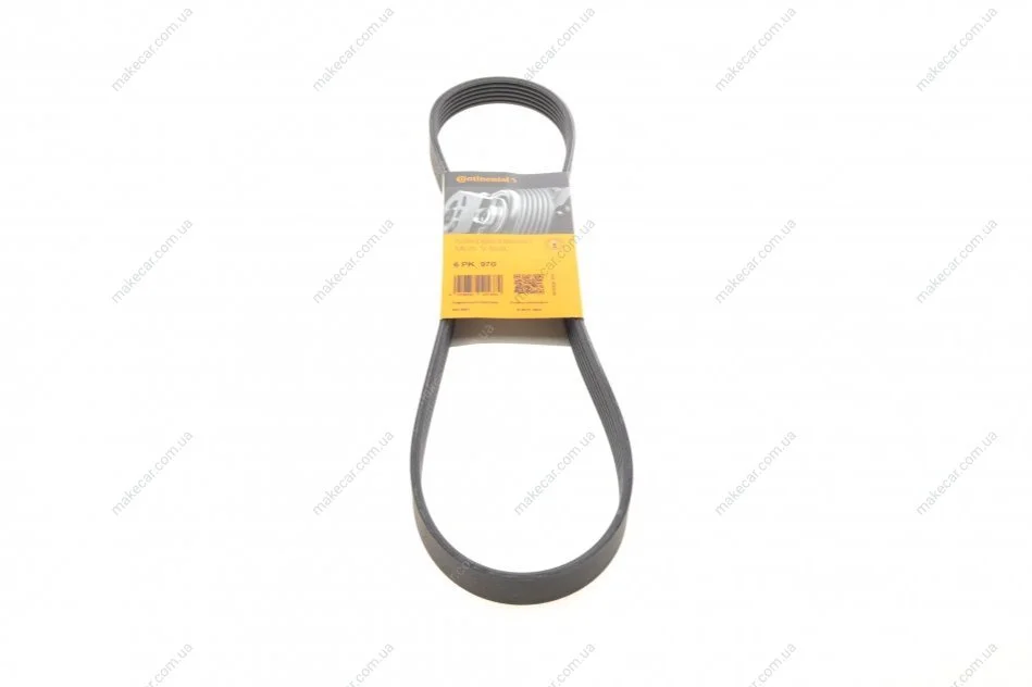<strong>Пас поліклиновий Mazda 6 2.5 13-/Toyota Corolla 1. CONTITECH 6PK970 (фото 1)</strong>
