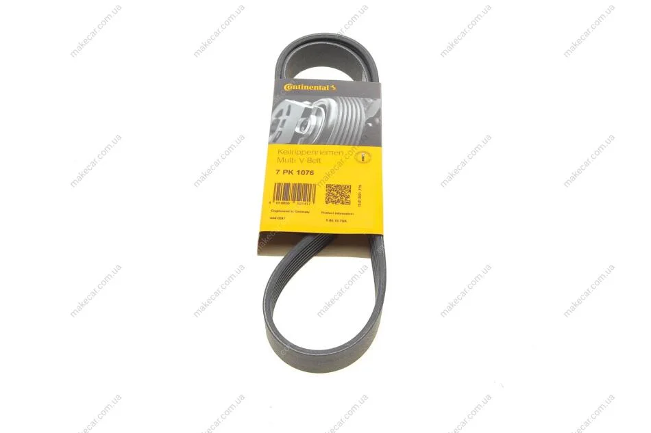 <strong>Пас поліклиновий Fiat Ducato 2.3JTD 02- CONTITECH 7PK1076 (фото 1)</strong>