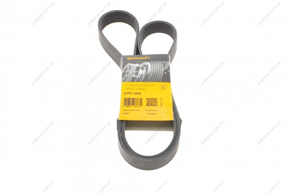<strong>Ремінь генератора Atego OM904 CONTITECH 8PK1480 (фото 1)</strong>
