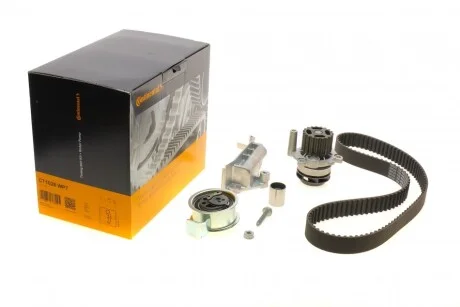 Комплект ременя ГРМ для Volkswagen, Seat, Audi, Ford, Skoda CONTITECH CT1028WP7 фото товару