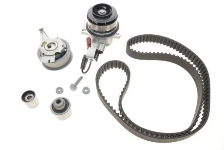 Комплект ременя ГРМ з помпою ContiTech для Audi, Seat, Skoda, Volkswagen CONTITECH CT1168WP3 фото товару