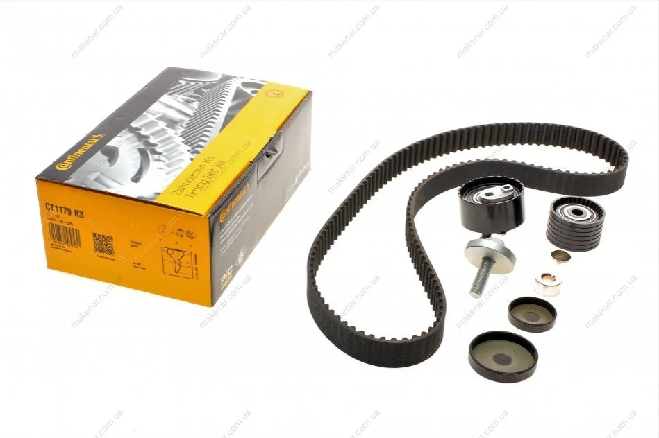 <strong>Комплект (ремінь+ролики) CONTITECH CT1179K3 (фото 1)</strong>