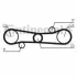 <strong>Ремінь зубчастий (довж. 60-150) CONTITECH CT654 (фото 1)</strong>