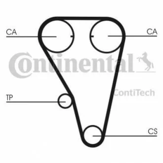 Ремінь ГРМ для CONTITECH CT 803 фото товару