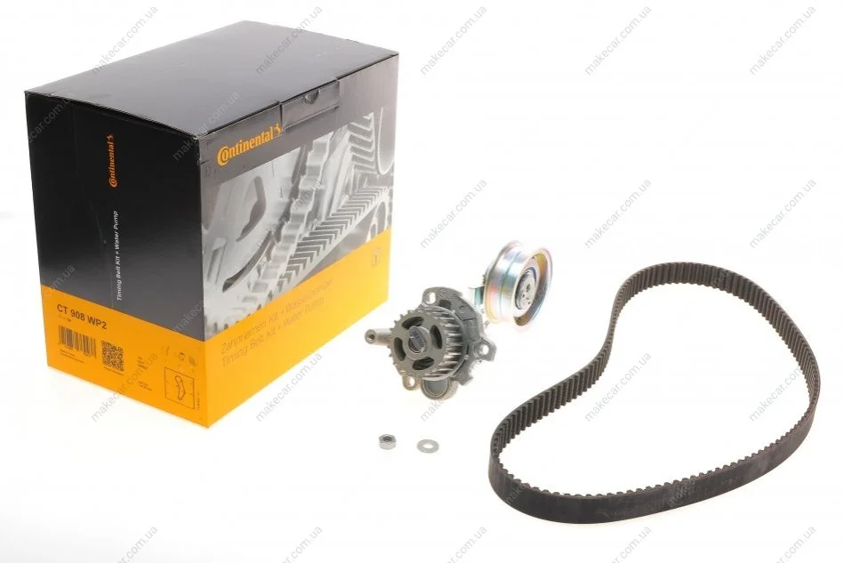 <strong>Комплект пасу ГРМ з насосом VW Caddy III/T5 2.0 Ec CONTITECH CT908WP2 (фото 1)</strong>