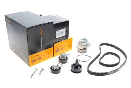 Комплект (ремінь+ролик+помпа) для CONTITECH CT957WP3 фото товару