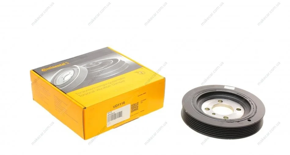 <strong>Шків колівалу Hyundai Accent/Elantra/Santa Fe 2.0/ CONTITECH VD1116 (фото 1)</strong>