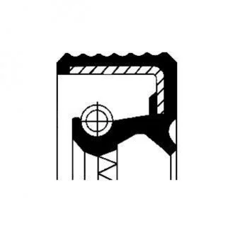 <strong>Сальник півосі VW Caddy 40,0x55,0x8,0 Corteco CORTECO 01026687B (фото 1)</strong>