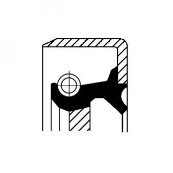 <strong>Сальник, механічна коробка передач CORTECO 19016639B (фото 1)</strong>