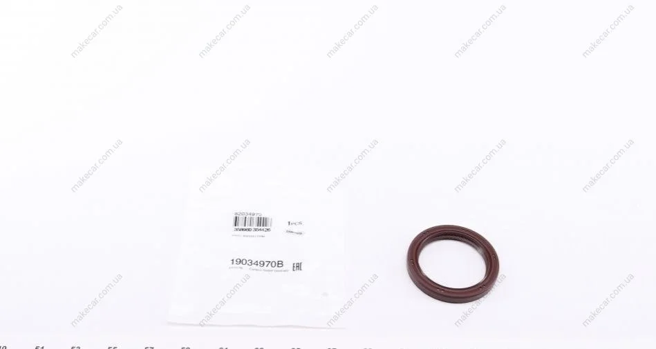 <strong>Сальник колінвалу (передній) Mitsubishi OutlanderII 2.4 07-12 (42x55x7) CORTECO 19034970B (фото 1)</strong>