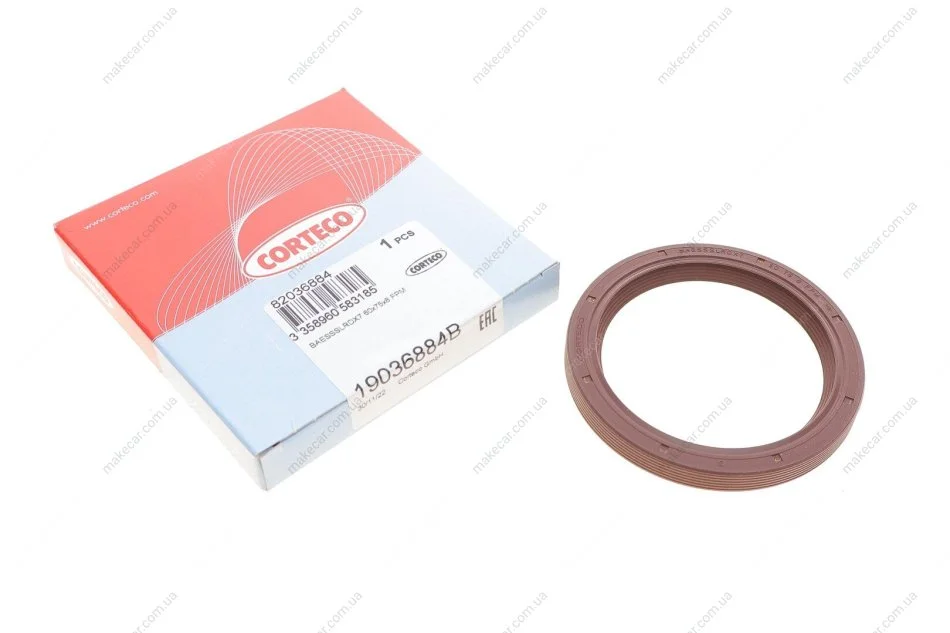 <strong>Сальник, колінчастий вал CORTECO 19036884B (фото 1)</strong>