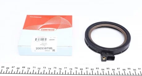 Сальник вала колінчастого задній для Vauxhall, Chevrolet, Opel, Buick, Zaz CORTECO 20033979B фото товару