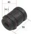 <strong>OPEL С/блок важеля передн. Kadett D,E,Daewoo Lanos,Nexia CORTECO 21652362 (фото 1)</strong>