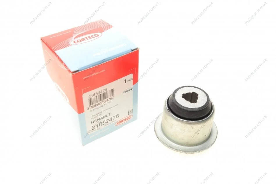 <strong>Сайлентблок переднього важеля Kangoo/Clio 98-08 CORTECO 21652476 (фото 1)</strong>