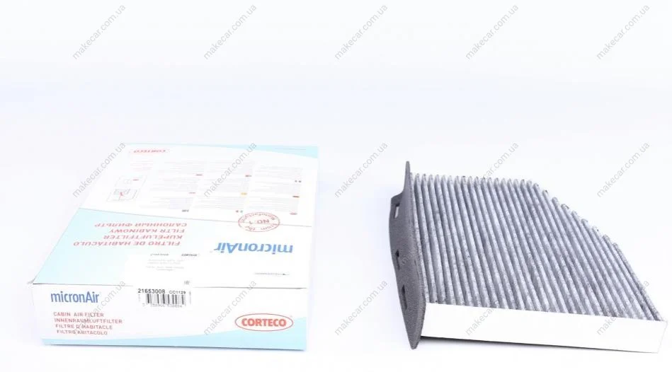 <strong>Фільтр салону з активованим вугіллям CORTECO 2165 3008 (фото 1)</strong>