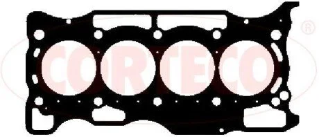 NISSAN прокладка гбц Qashqai,Juke,Note,Tiida 1.6 05- для Nissan, Mitsubishi, Mazda CORTECO 415599P фото товара