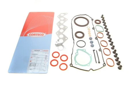 Комплект прокладок двигуна для Fiat, Ford, Peugeot, Citroen, Volvo CORTECO 430244P фото товару