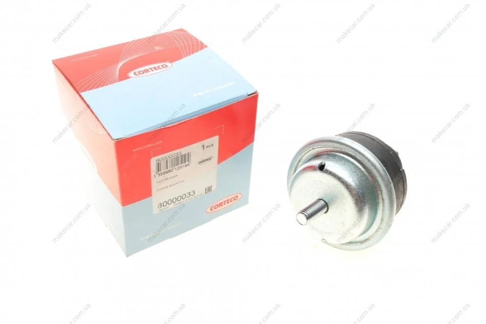 <strong>Подушка двигуна 1.6i 16V Peugeot 206/306/Berlingo/Partner CORTECO 80000033 (фото 1)</strong>