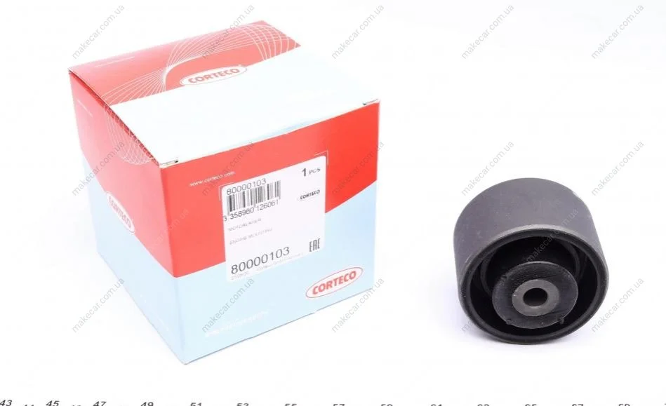 <strong>Подушка двигуна задня Peugeot 106 91-05/Citroen Axo/Saxo 86-04 CORTECO 80000103 (фото 1)</strong>