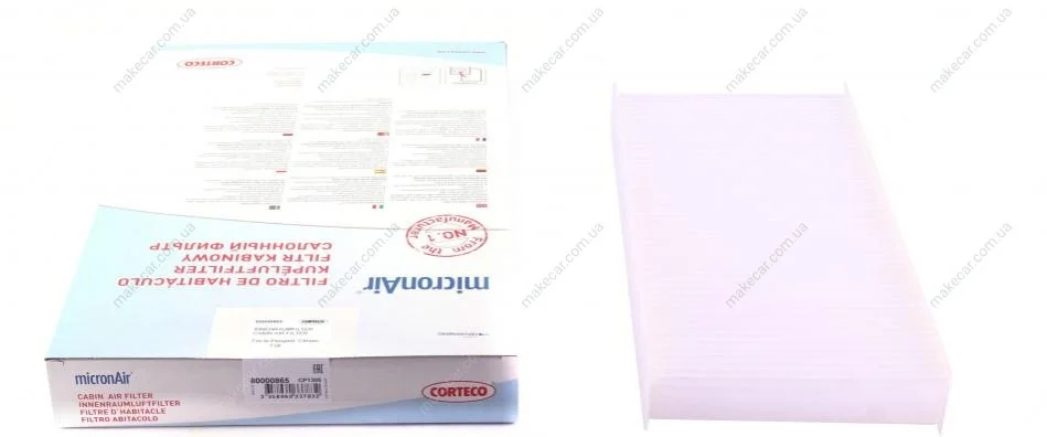 <strong>Фільтр салону Citroen CORTECO 80000865 (фото 1)</strong>