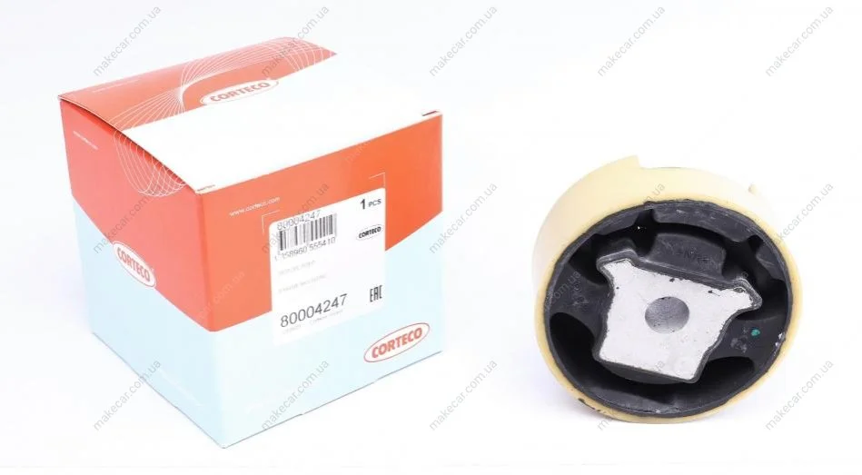 <strong>Подушка двигуна задня Caddy 04-/Golf 04-13/Octavia 04- (нижн.частина) CORTECO 80004247 (фото 1)</strong>