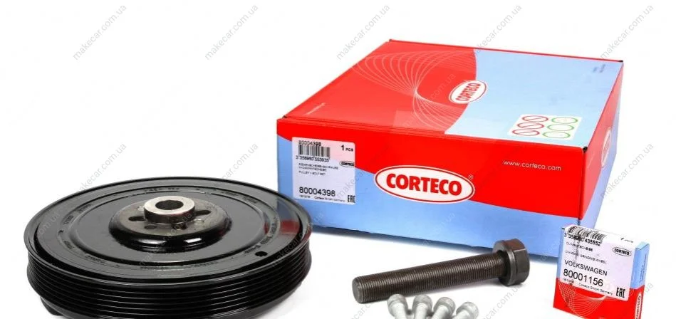 <strong>Шків колінвалу 2.5TDI LT 96-06/T4 98-03/Crafter 06- (+ болти) CORTECO 80004398 (фото 1)</strong>