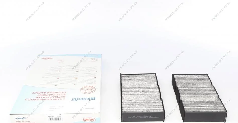 <strong>Фільтр салону з активованим вугіллям CORTECO 80004552 (фото 1)</strong>