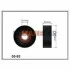 <strong>CITROEN Ролик ремня(17x65x26)(пл) (без натяжителя!) C5,8,Peugeot 406/407/607 CX CX0593 (фото 1)</strong>