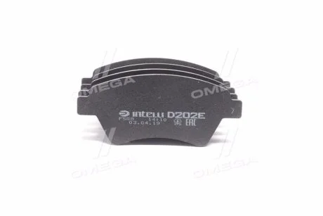 Гальмівні колодки дискові для DAFMI / INTELLI D202E фото товару