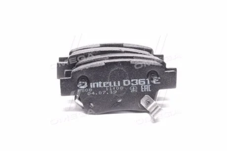 Гальмівні колодки дискові для DAFMI / INTELLI D361E фото товару