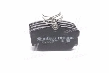 Гальмівні колодки дискові для DAFMI / INTELLI D638E фото товару