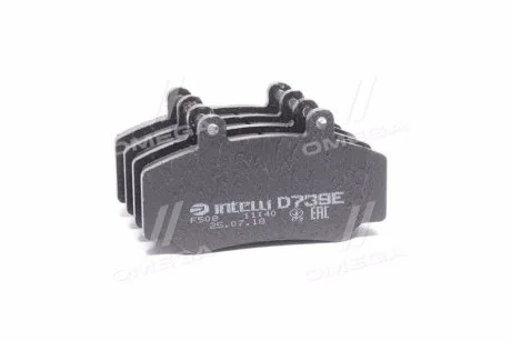 Гальмівні колодки дискові для DAFMI / INTELLI D739E фото товару