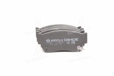 Колодка гальм. диск. NISSAN Sunny передн. (вир-во Intelli) для DAFMI / INTELLI D840E фото товару