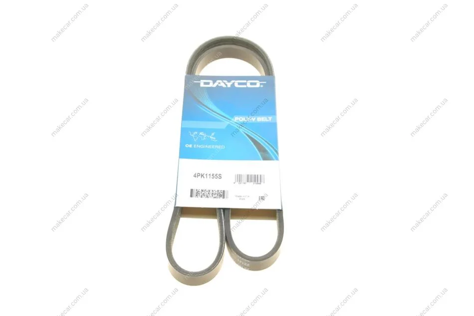 <strong>Ремень генератора Toyota Auris/Corolla/Yaris 1.3 11- DAYCO 4PK1155S (фото 1)</strong>