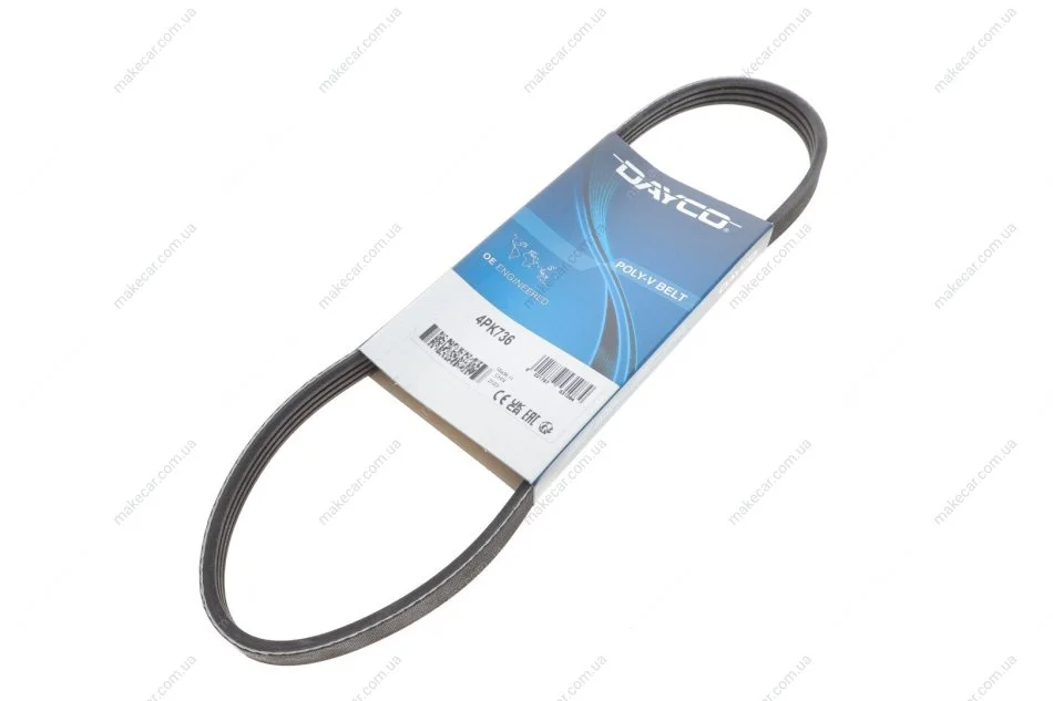 <strong>Ремінь поліклиновий DAYCO 4PK736 (фото 1)</strong>
