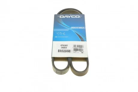 Ремінь поліклиновий для DAYCO 4PK985 фото товару