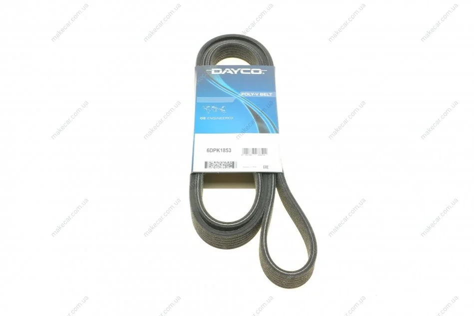 <strong>Ремінь генератора Volvo C70/S70/V70 2.0-2.4/T 96-05 DAYCO 6DPK1853 (фото 1)</strong>