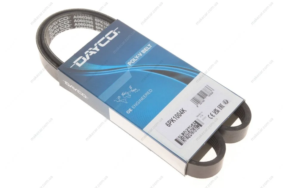 <strong>Ремінь поліклиновий DAYCO 6PK1004K (фото 1)</strong>