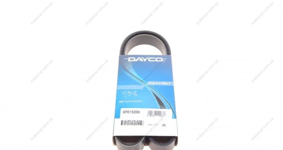 <strong>Ремінь поліклиновий DAYCO 6PK1020K (фото 1)</strong>
