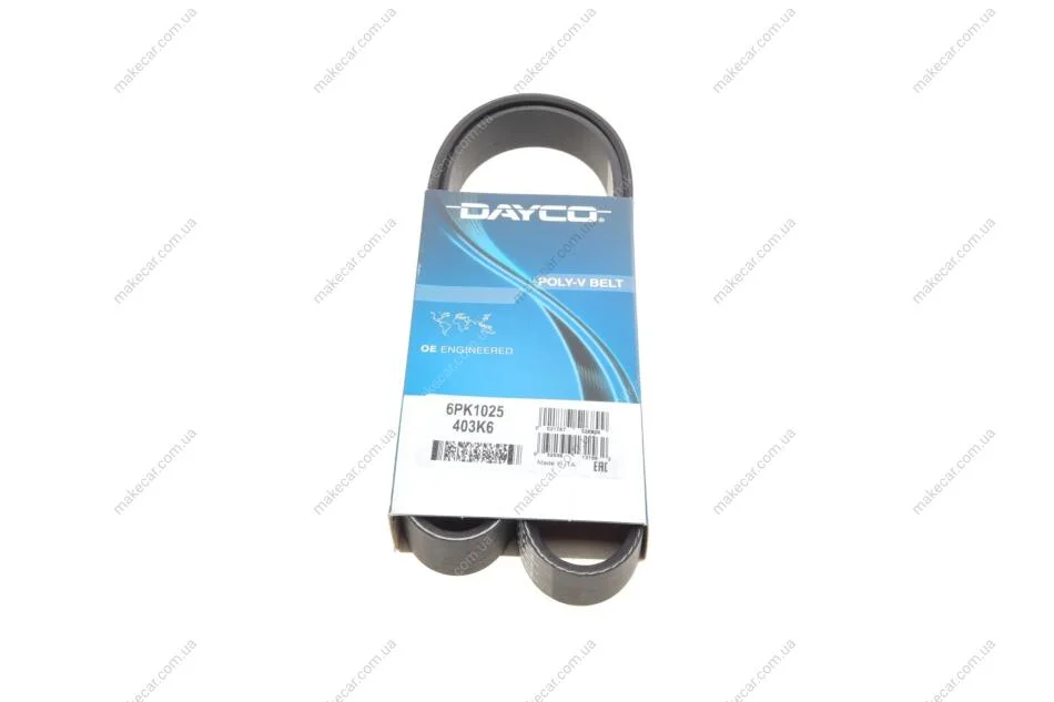 <strong>Ремінь поліклиновий DAYCO 6PK1025 (фото 1)</strong>